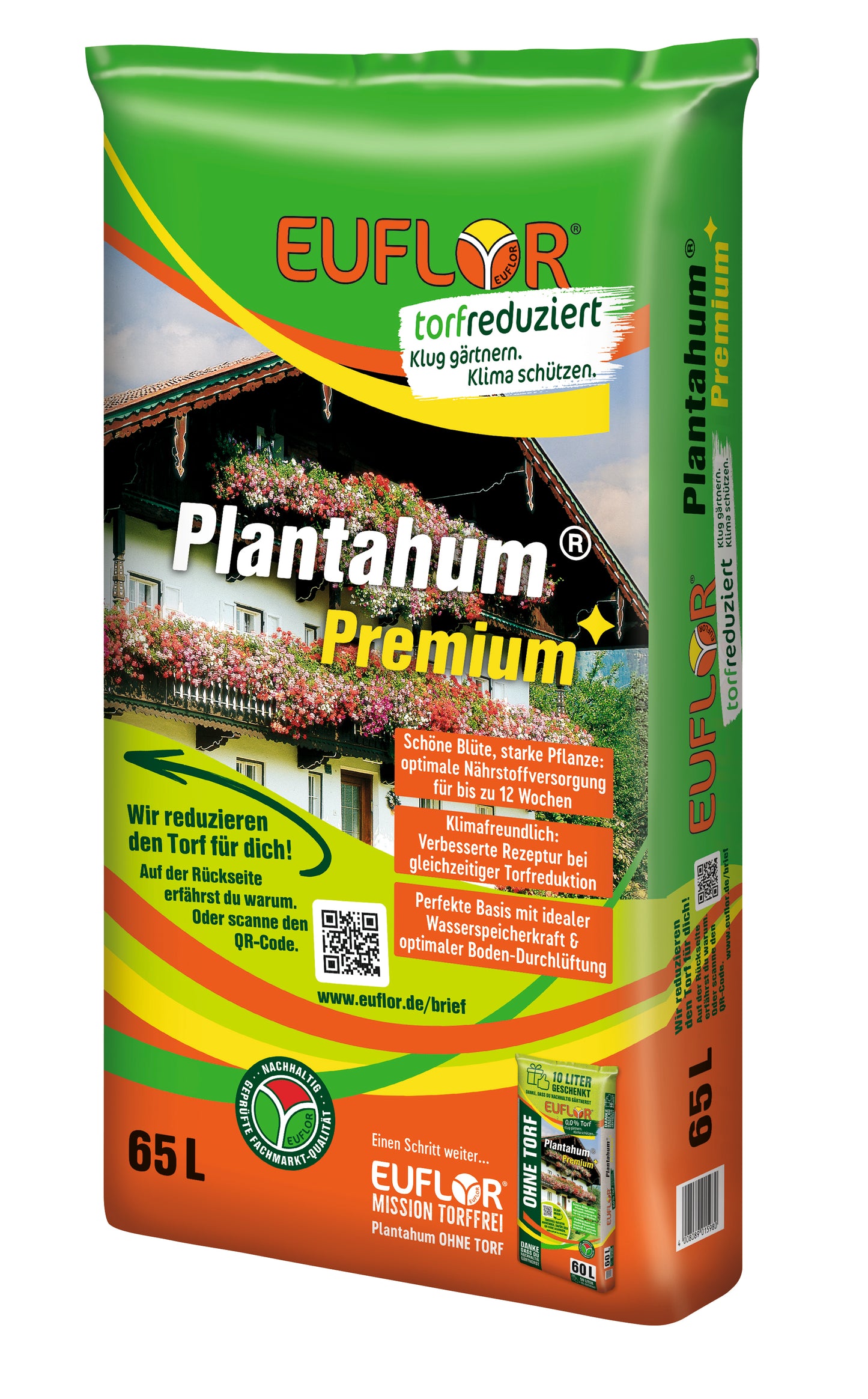 Terreau Euflor Plantahum Premium 65 litres
